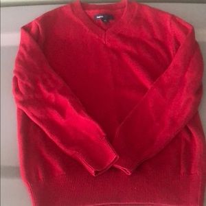 Boys red Gap sweater